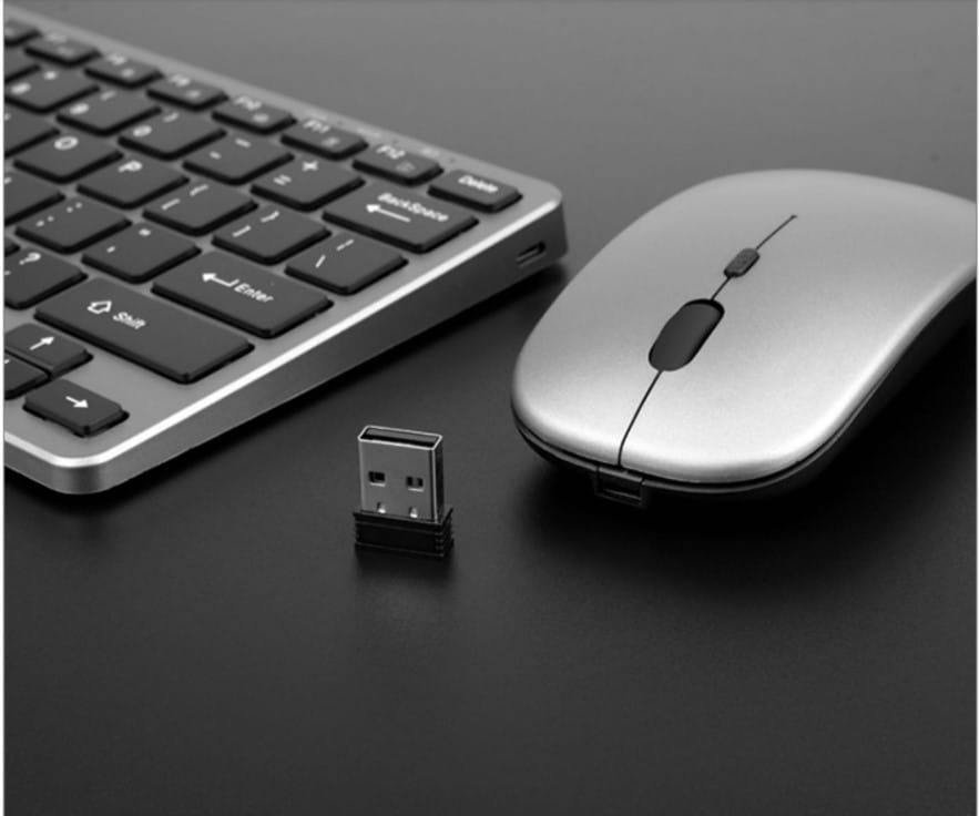 Wireless Silent Keyboard and Mouse Set with Charging