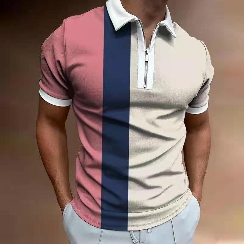 Men?€?s Striped POLO Shirt