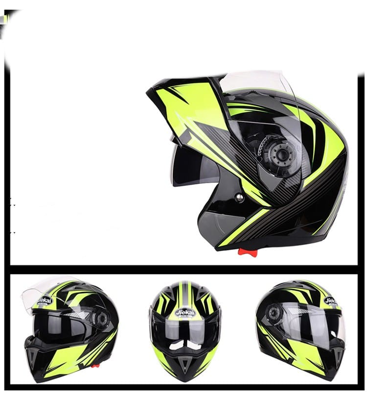 Double Lens Motorcycle Helmet