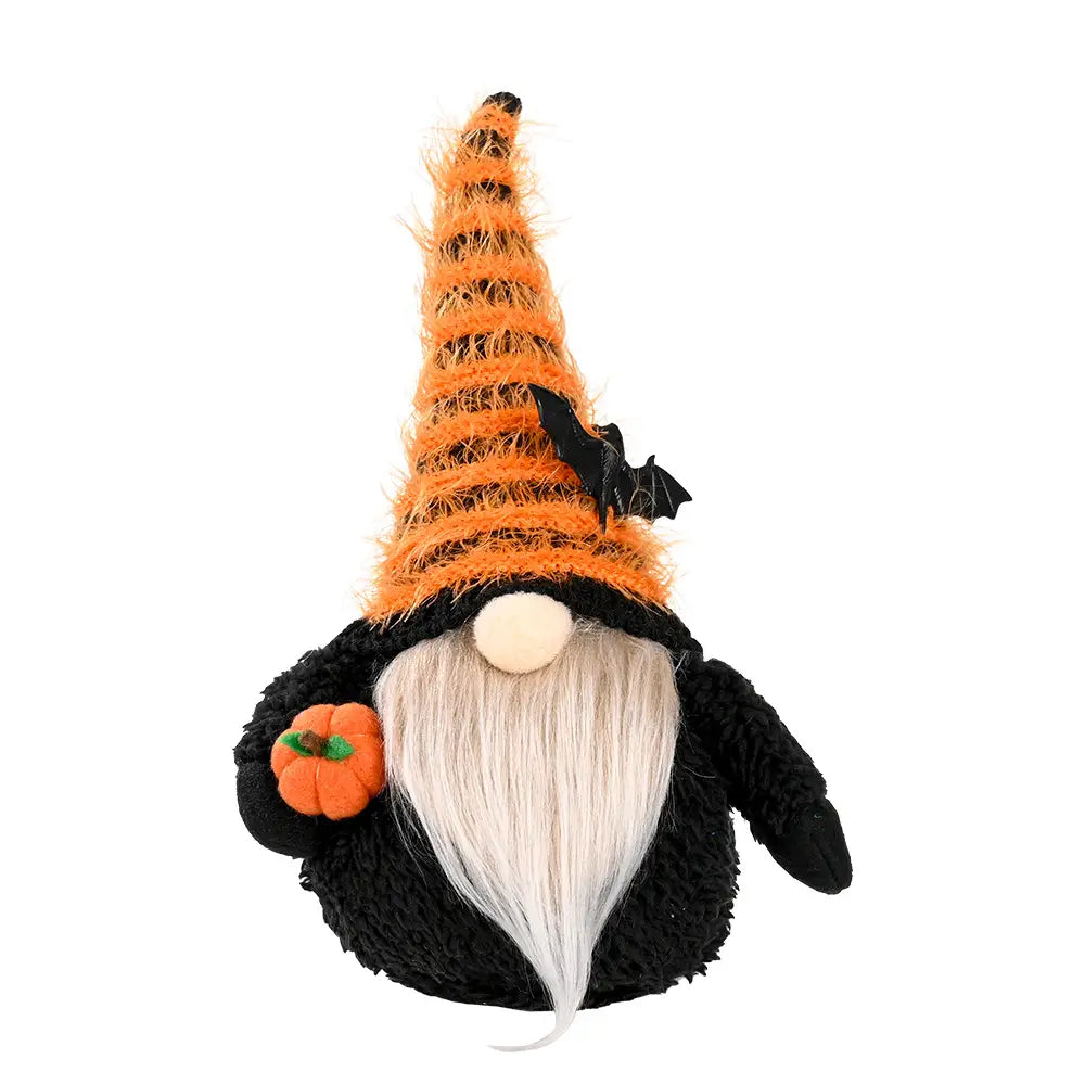 Faceless Baby Doll with Halloween Pumpkin Bat Rudolf Costume