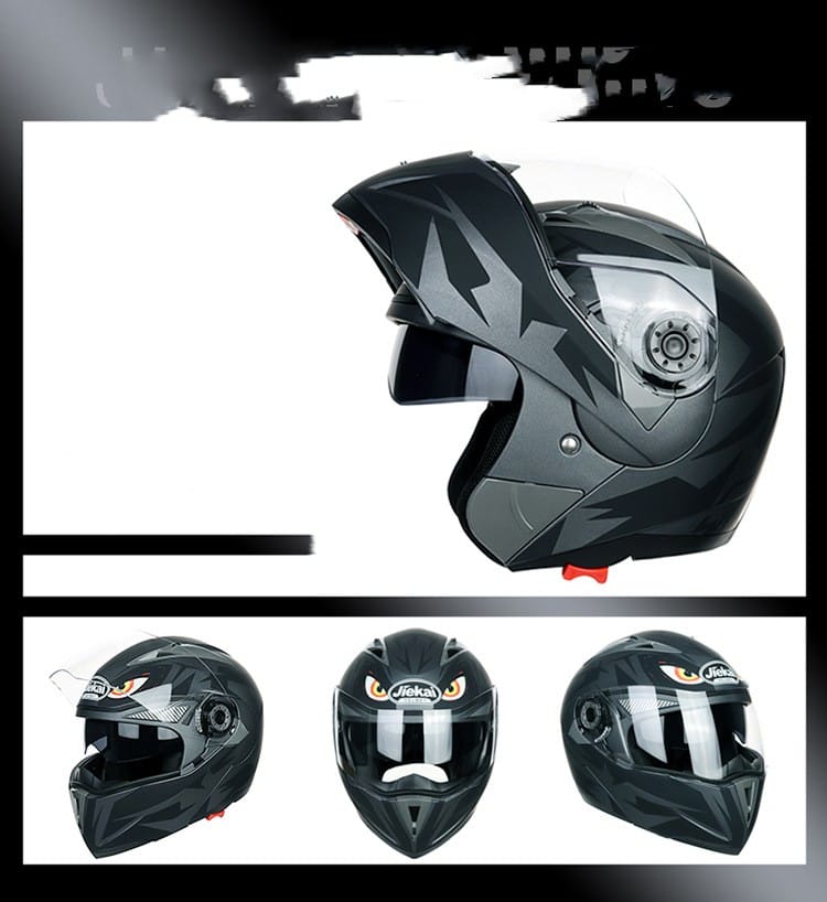 Double Lens Motorcycle Helmet