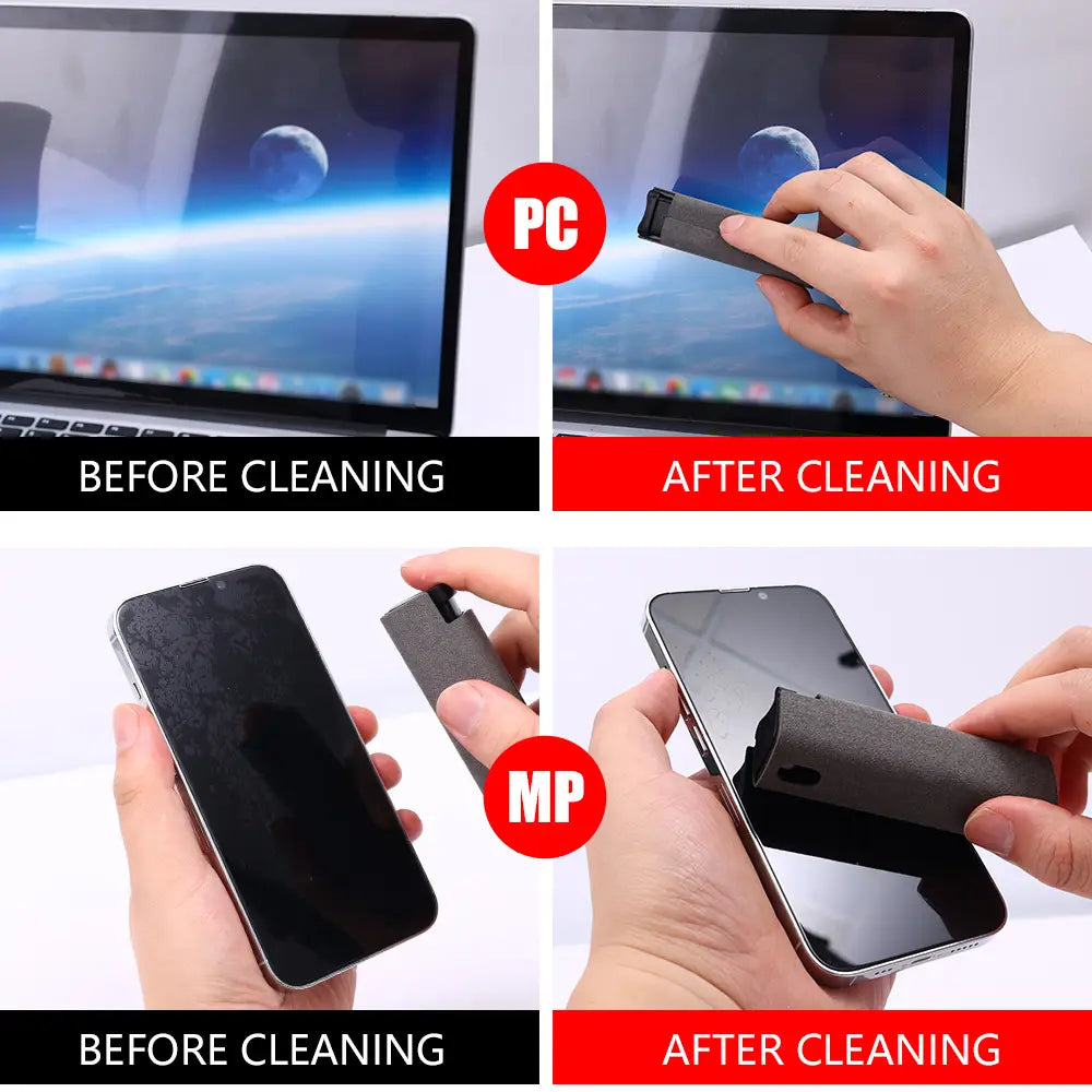 Mobile Phone Screen Cleaner Set with Storage