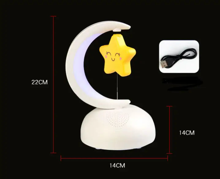 Moon Night Light with Audio for Desktop or Bedside