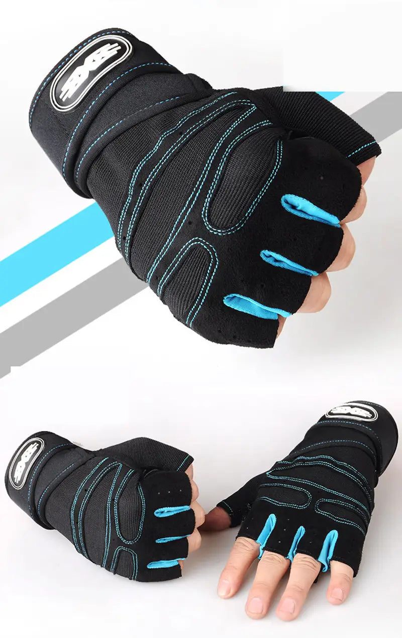 Half Finger Cycling Gloves with Breathable Design