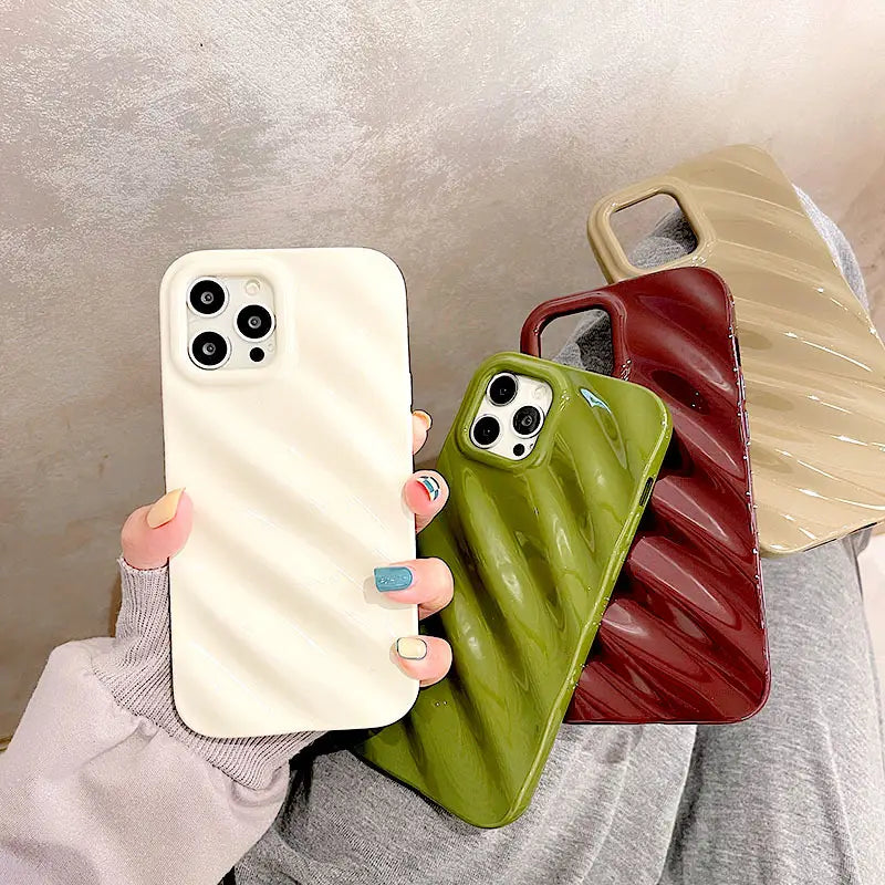 Ins Style Pleated Phone Case