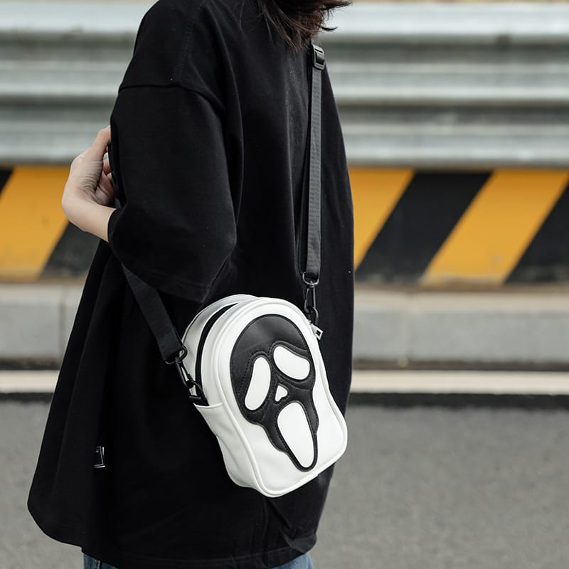 Funny Ghost Skull Crossbody Shoulder Bag