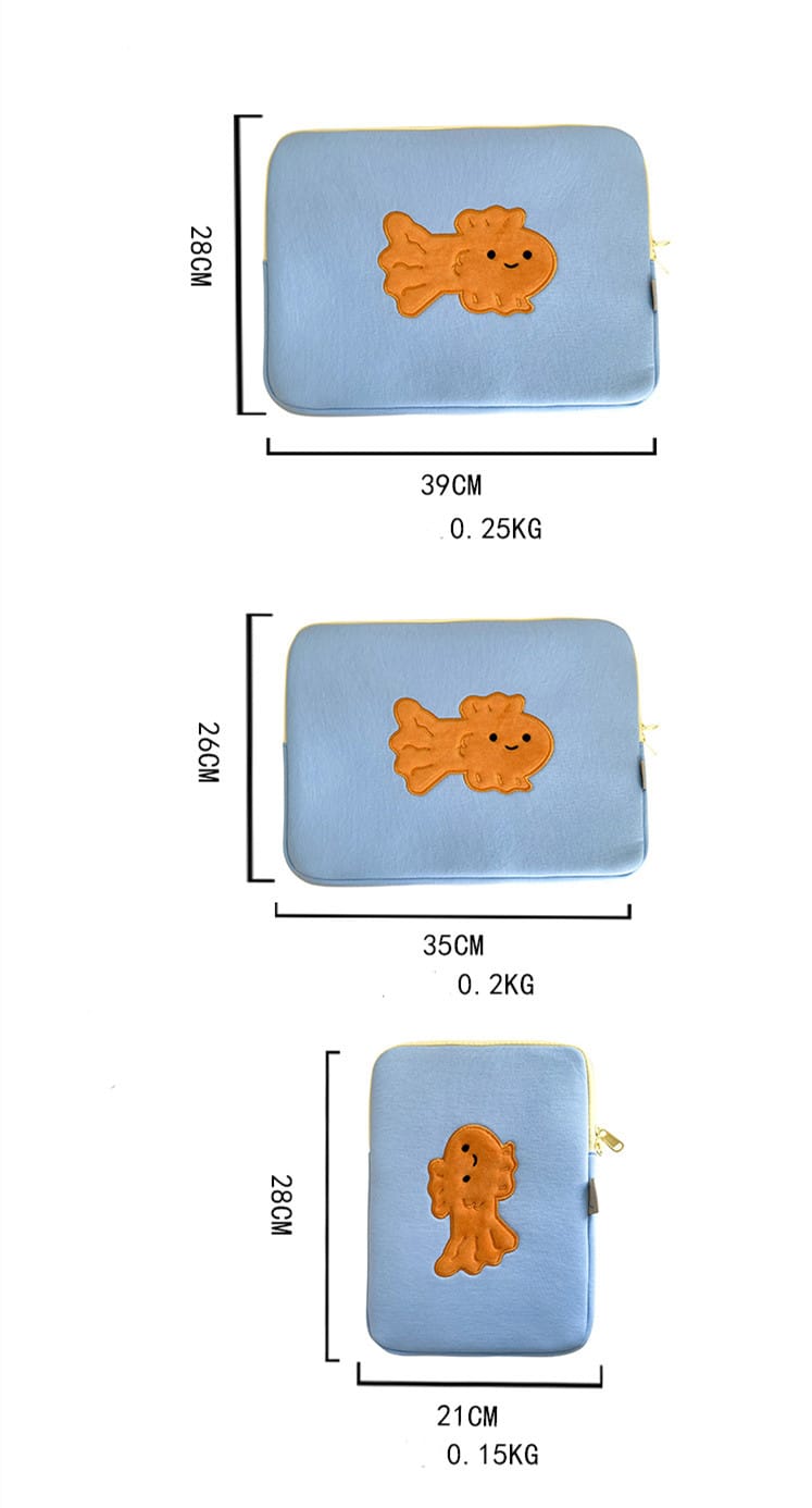 Cute Goldfish Tablet Sleeve