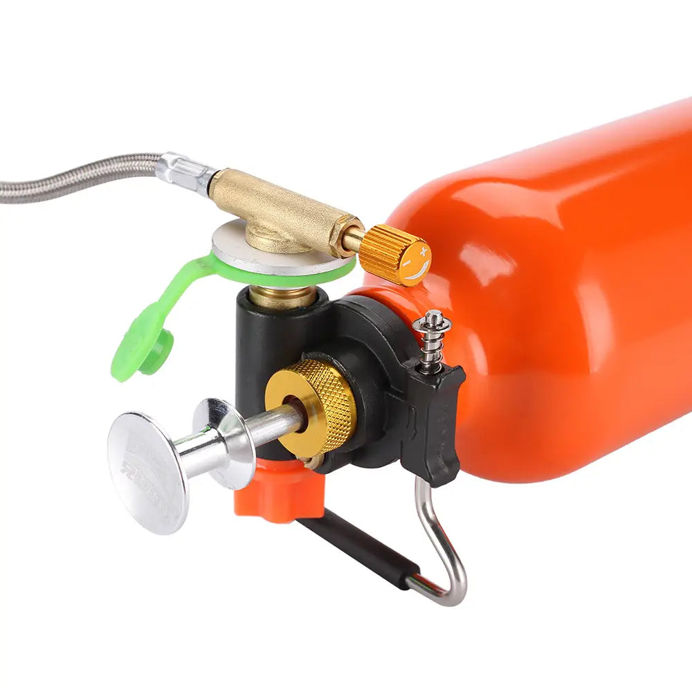Portable Camping Stove with Dual-use Gas Tank