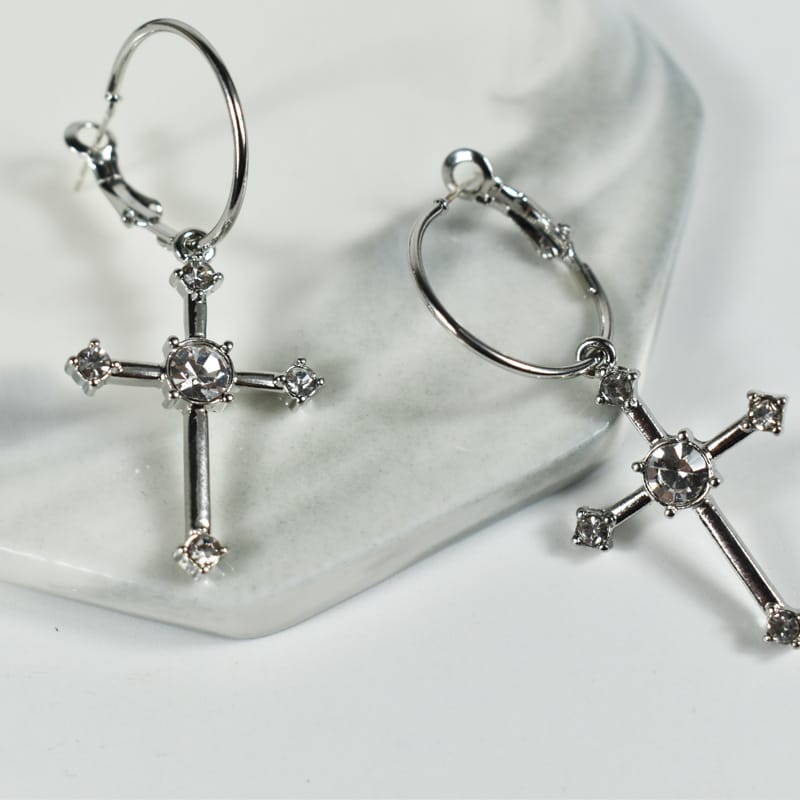 Fashion Cross Retro Jewelry Earrings