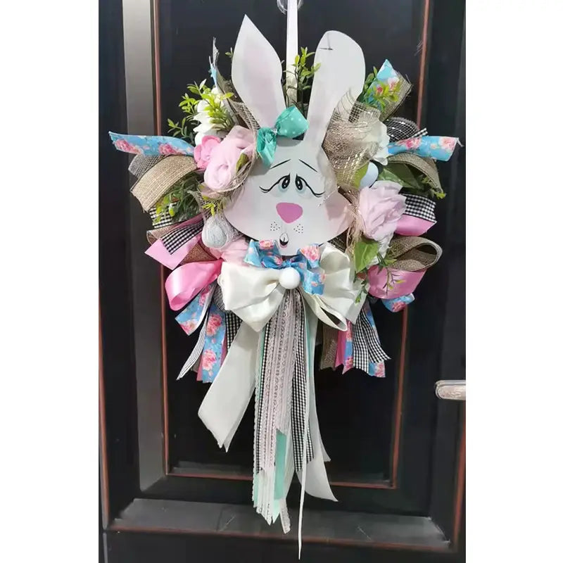 Easter Bunny Door Hanging Wreath