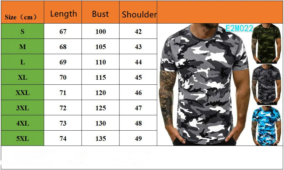 Camouflage Sports T-Shirt