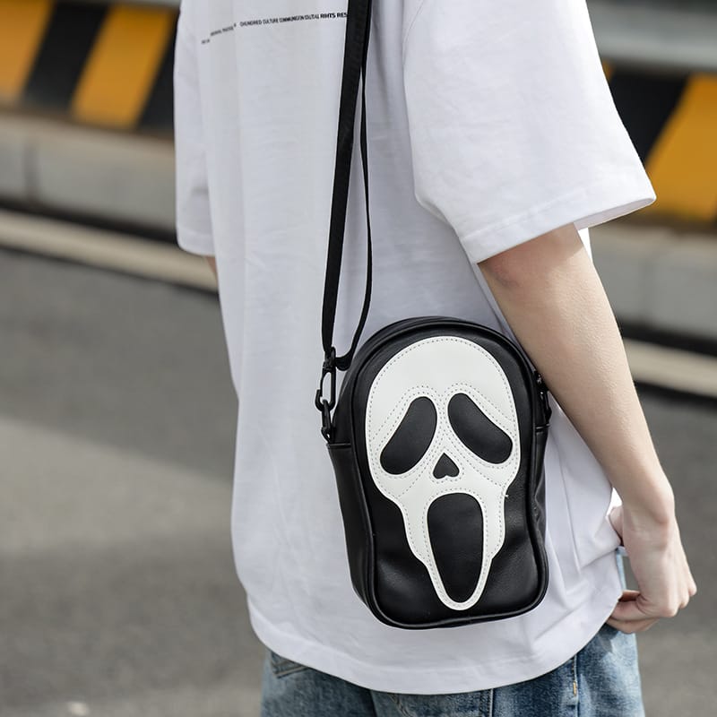 Funny Ghost Skull Crossbody Shoulder Bag