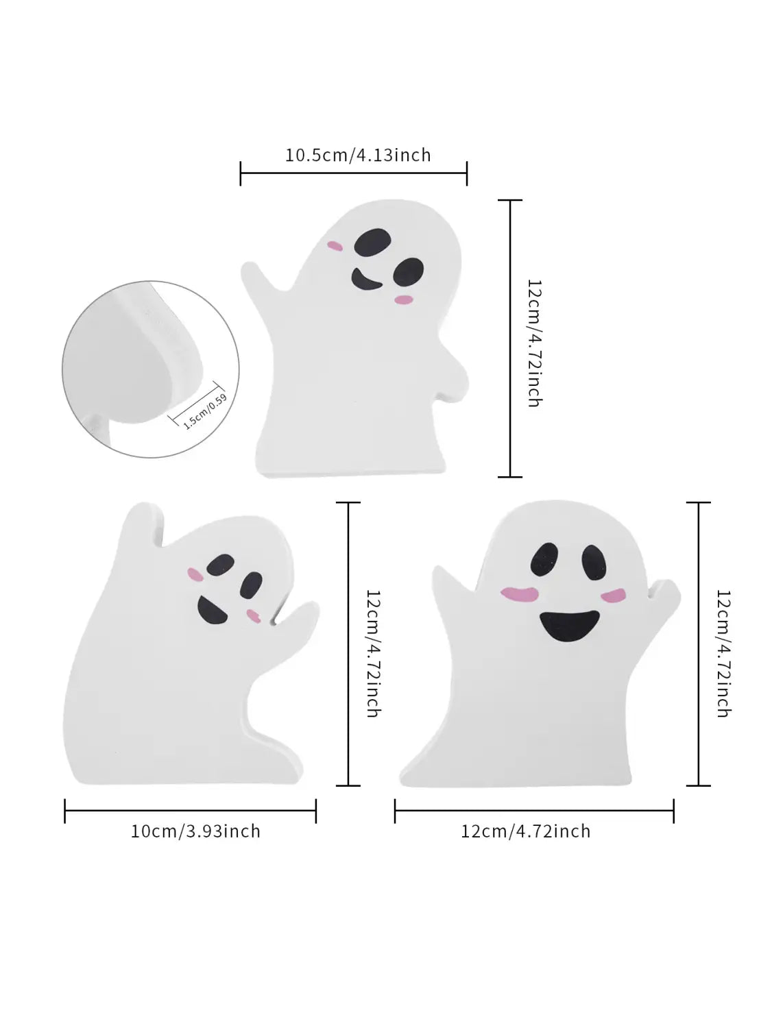 Cute Ghost Desktop Decoration