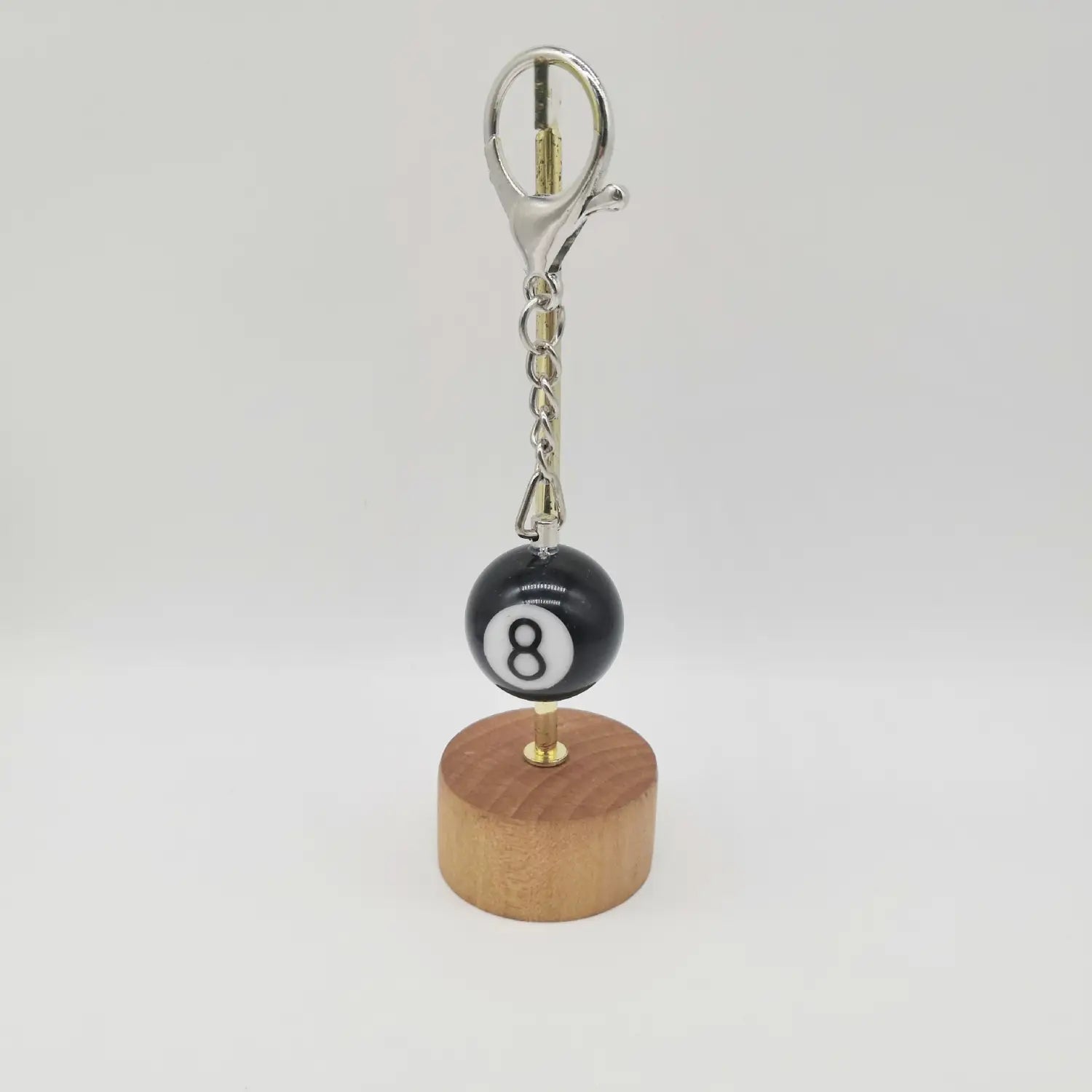 Fashion Alloy Billiard Keychain