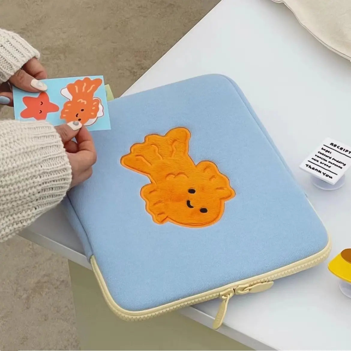 Cute Goldfish Tablet Sleeve
