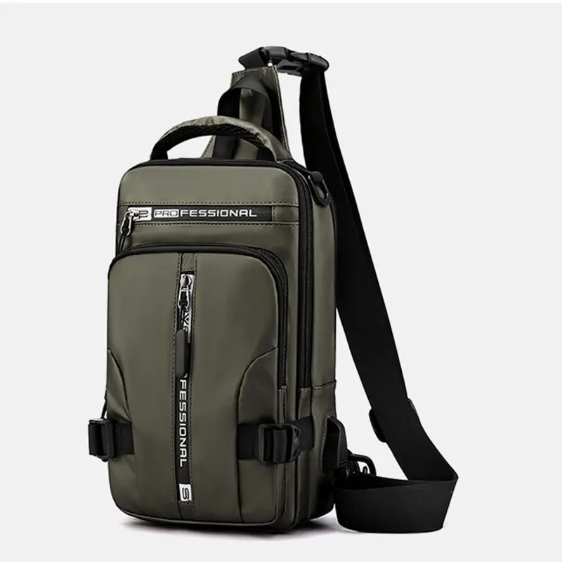 Multifunctional Crossbody Backpack for Men - Shoulder Chest Bag