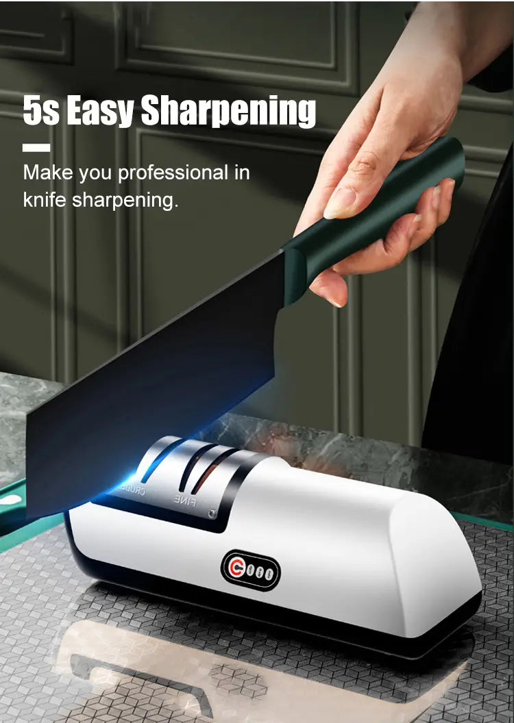 USB Rechargeable Electric Knife Sharpener