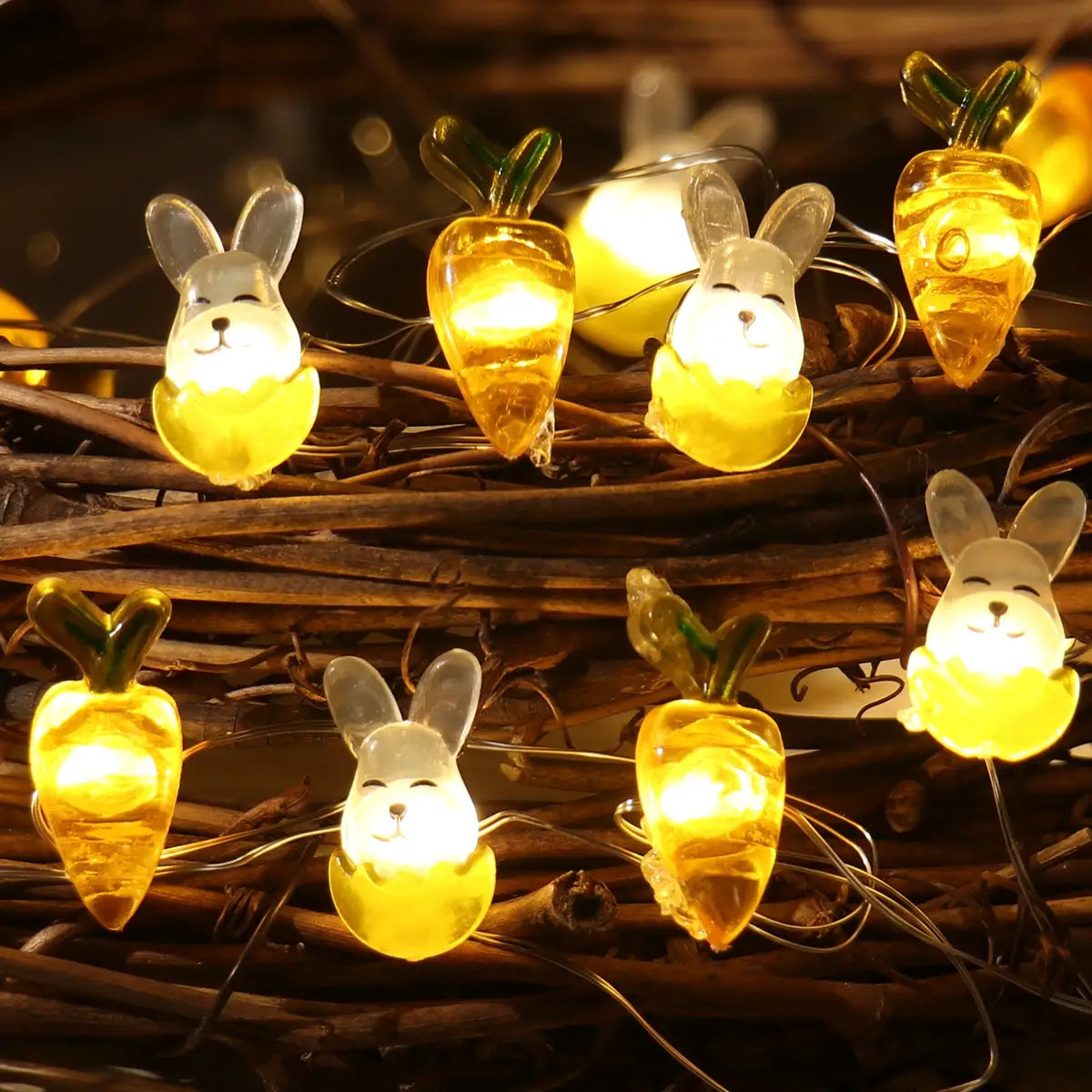 Easter Bunny String Lights