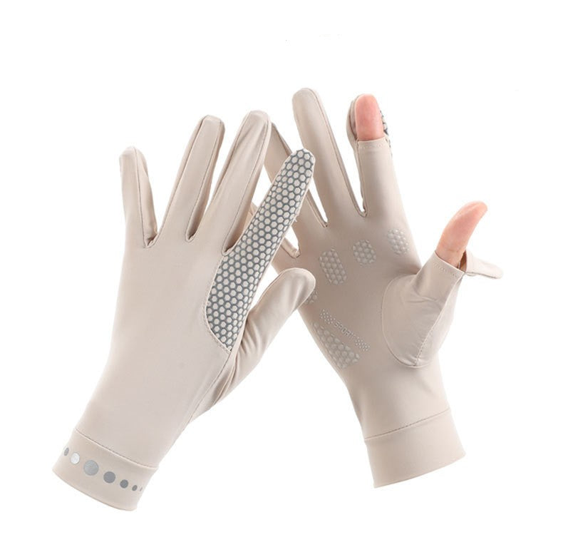 Ice Silk Sunscreen Gloves