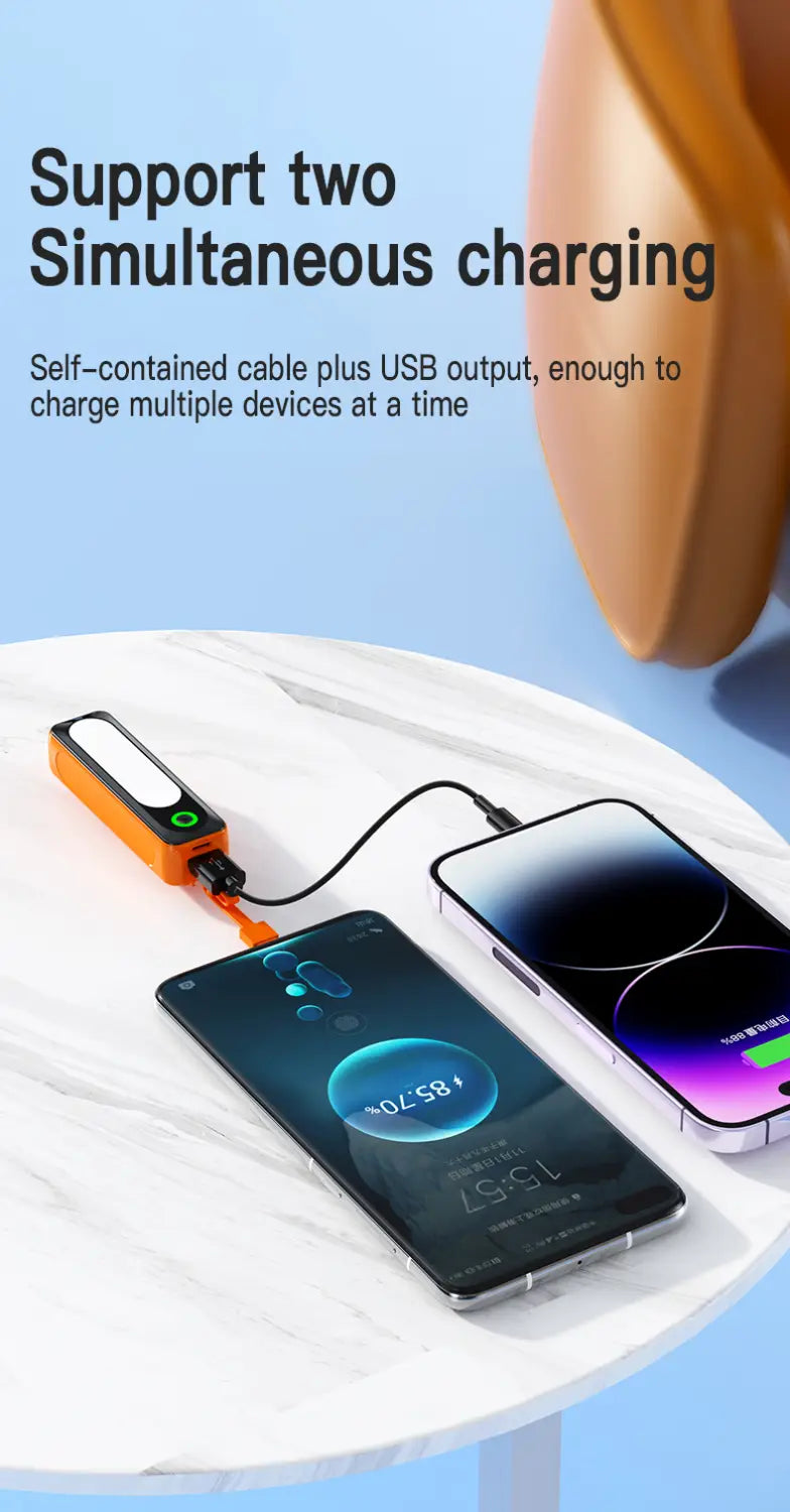 Mini Portable Power Bank with 10000mAh and Fast Charging