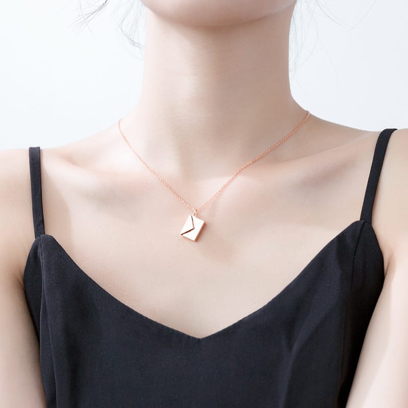 Lover Letter Envelop Necklace