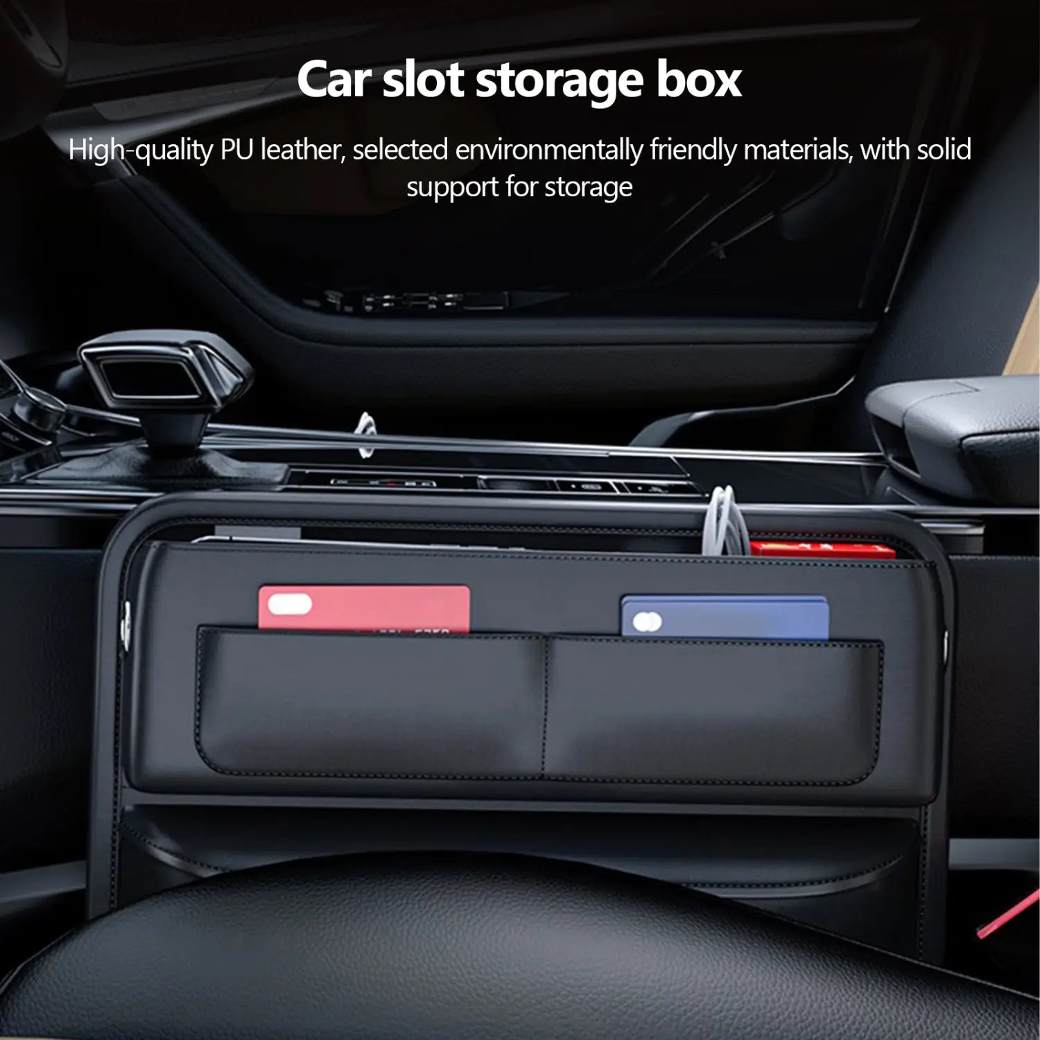 Creative Sewn Storage Bag for Car Central Control Box