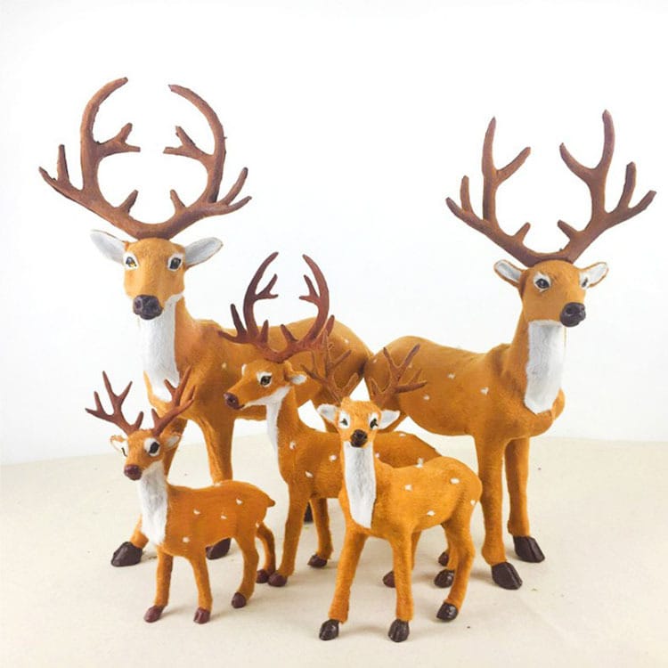 Christmas Deer Simulation Elk Window Layout Decorations