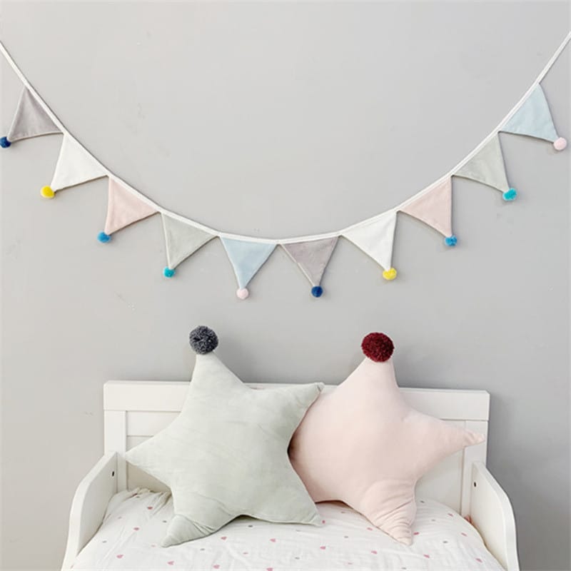 Triangular Wall Decor for Kids