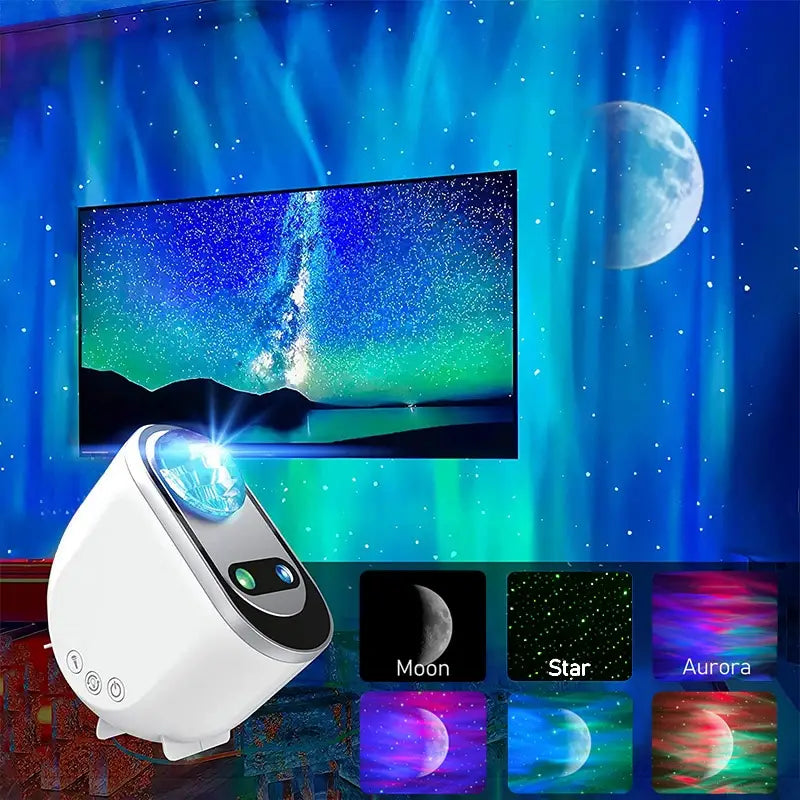 Creative Star Projector Lamp with Northern Lights Effect