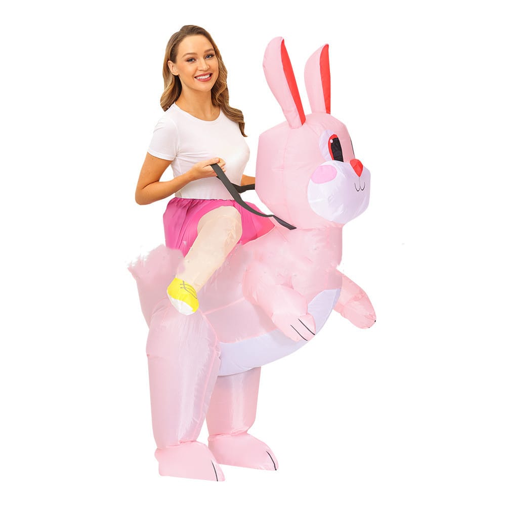 Easter Inflatable White Rabbit