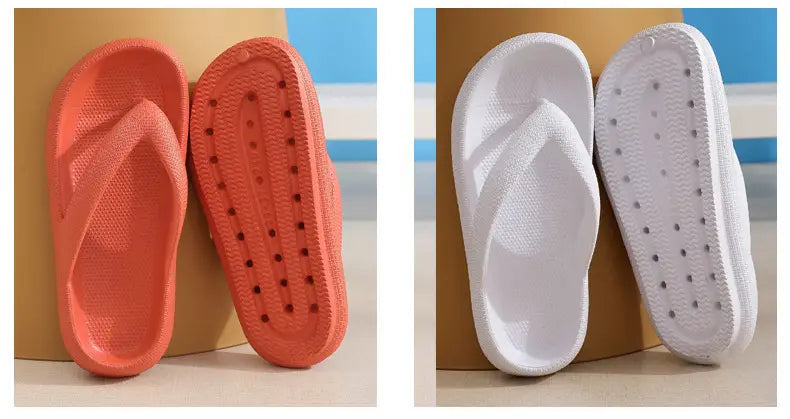 Summer Non-Slip Flip Flops for Women - Eva Sole Bathroom Slippers