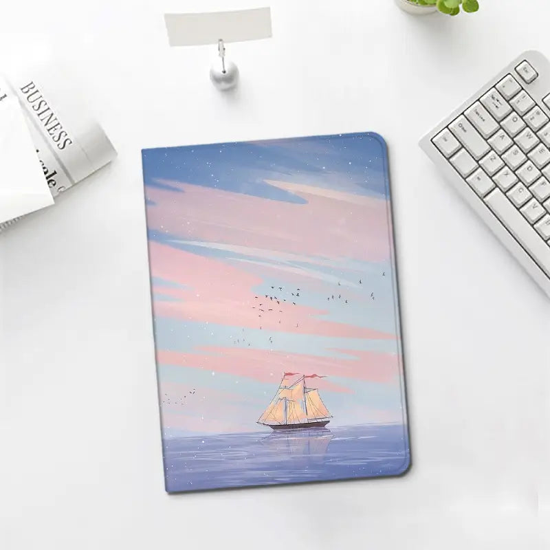 Dreamy Painting Style Silicone Sailing Cover