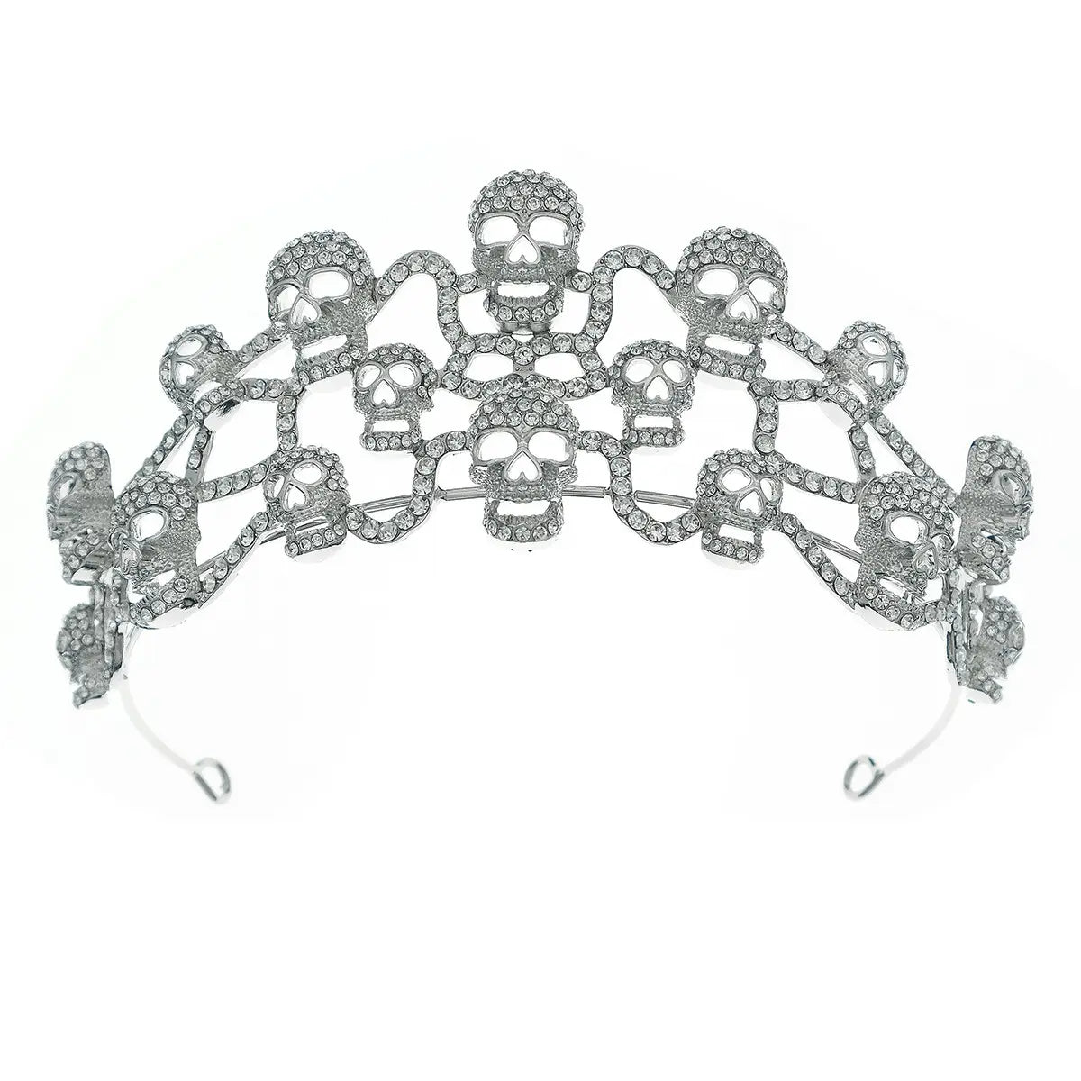 Dark Skull Crown Jewelry for Halloween Party