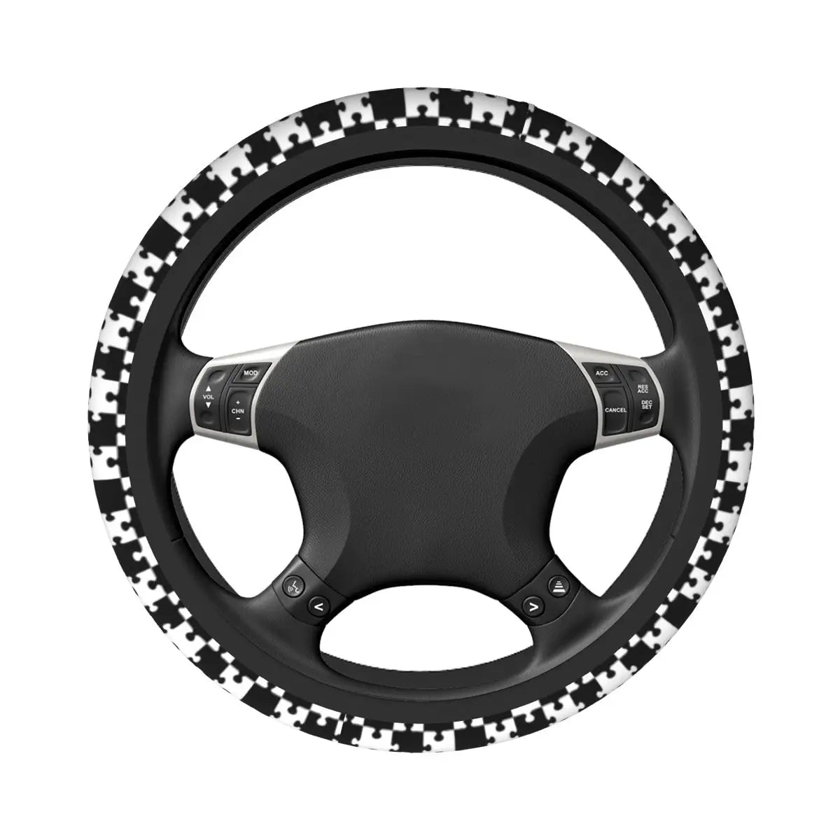 Retro Style Car Steering Wheel Cover