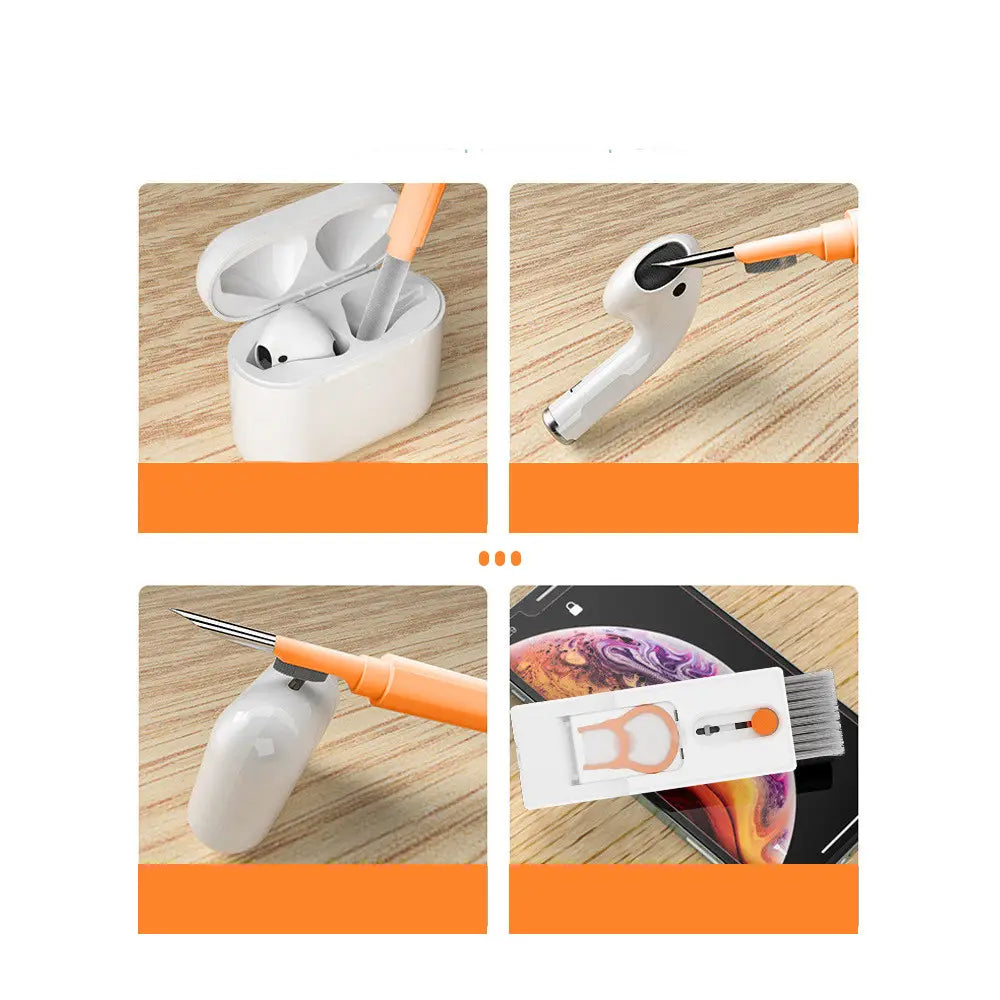 Portable Cleaning Kit with 11-In-1 Function and Bluetooth Headset