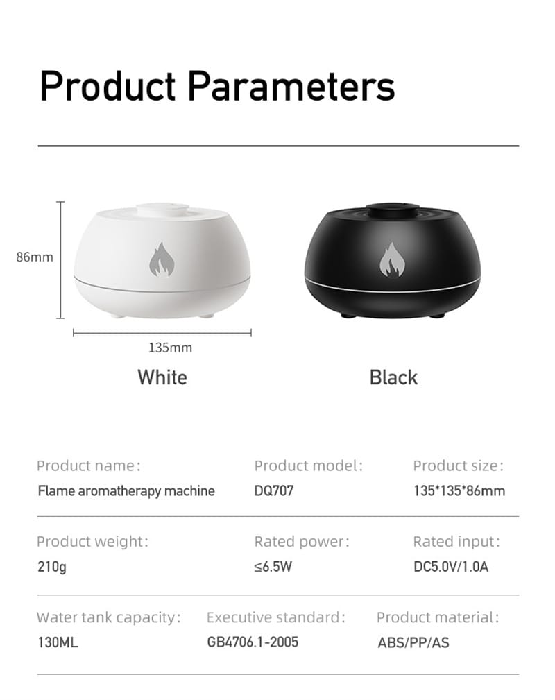 Flame Humidifier Diffuser