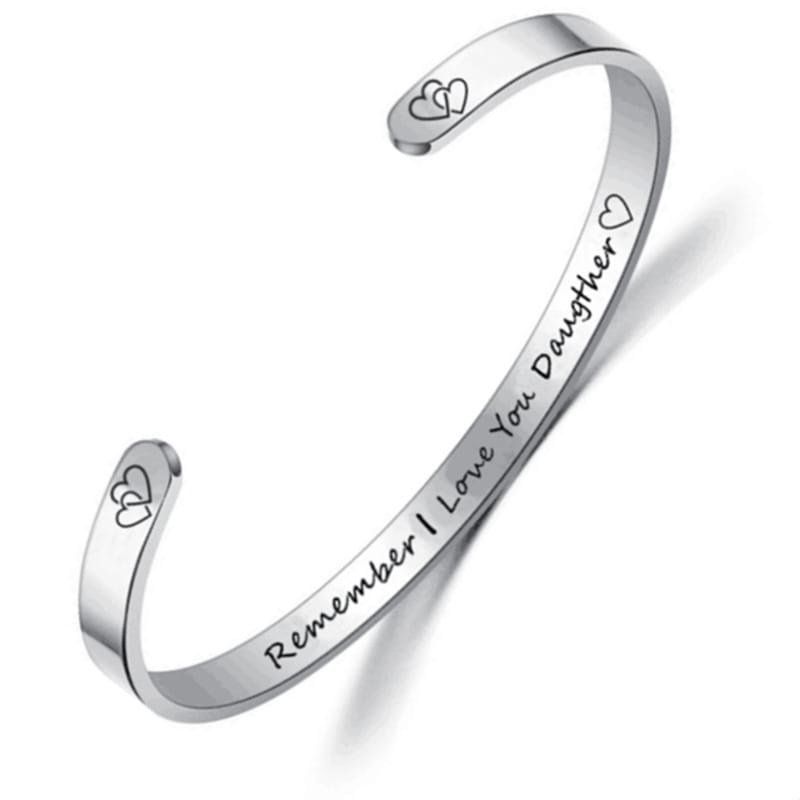 Personalized Stainless Steel C-shaped Bracelet Ring