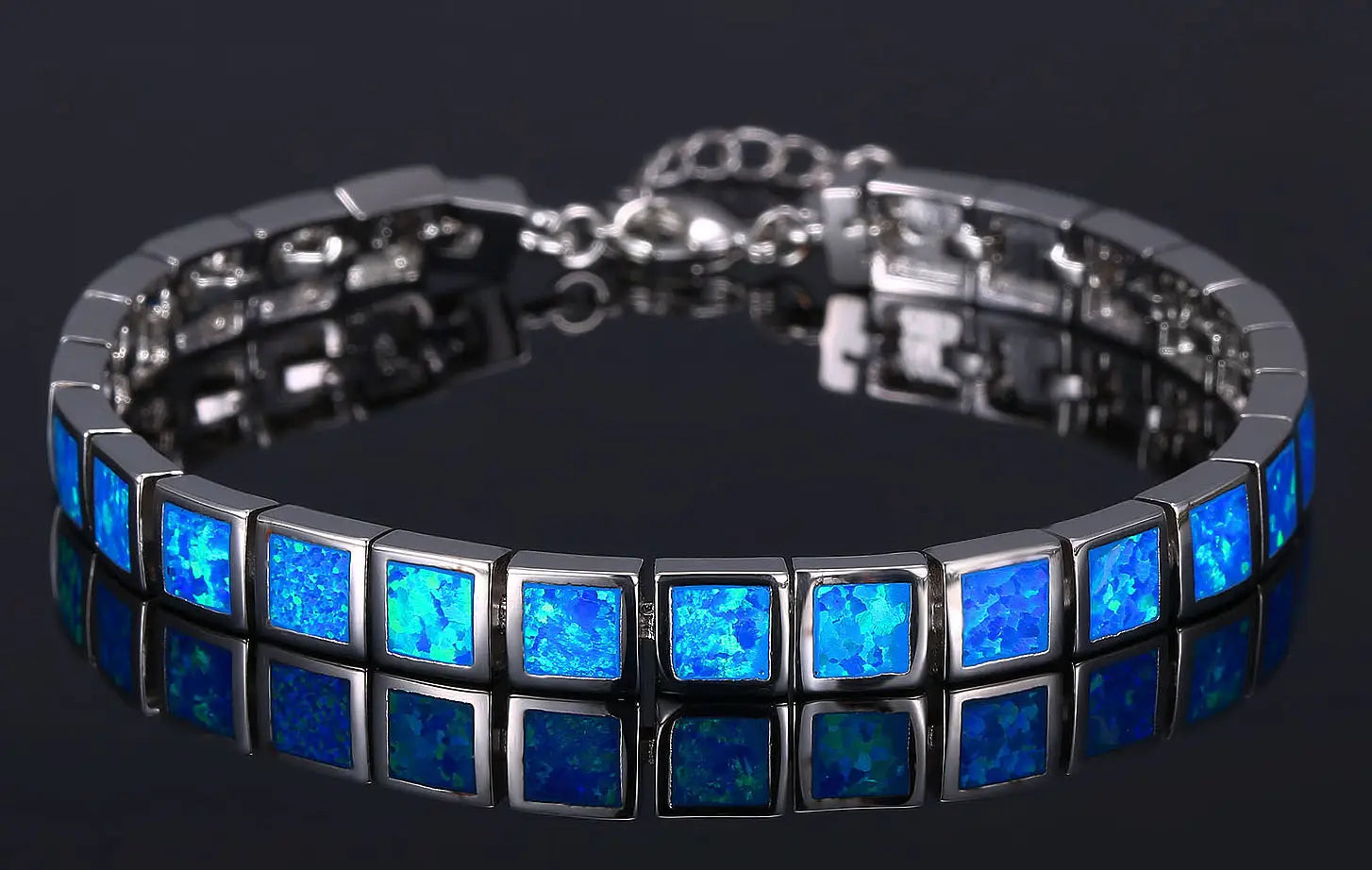 Geometric Opal Bracelet