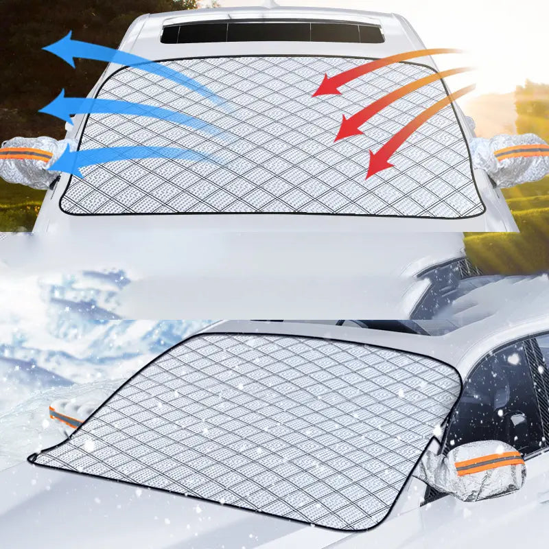 Front Windshield Half Cover Car Snow Shield