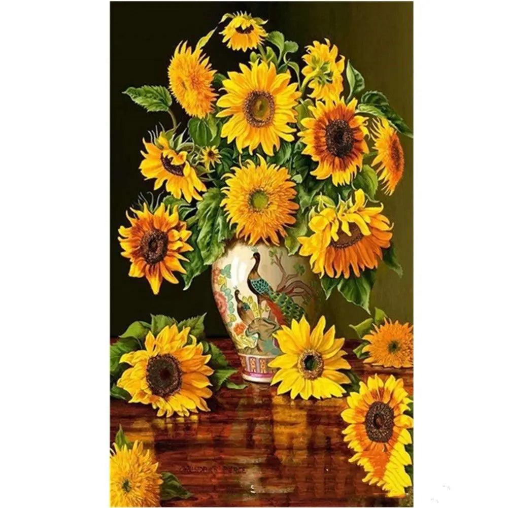 Diamond Painting Flowers Sunflower Home