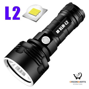 Strong Flashlight Focusing Led Flash Light Rechargeable Super Bright LED Outdoor
