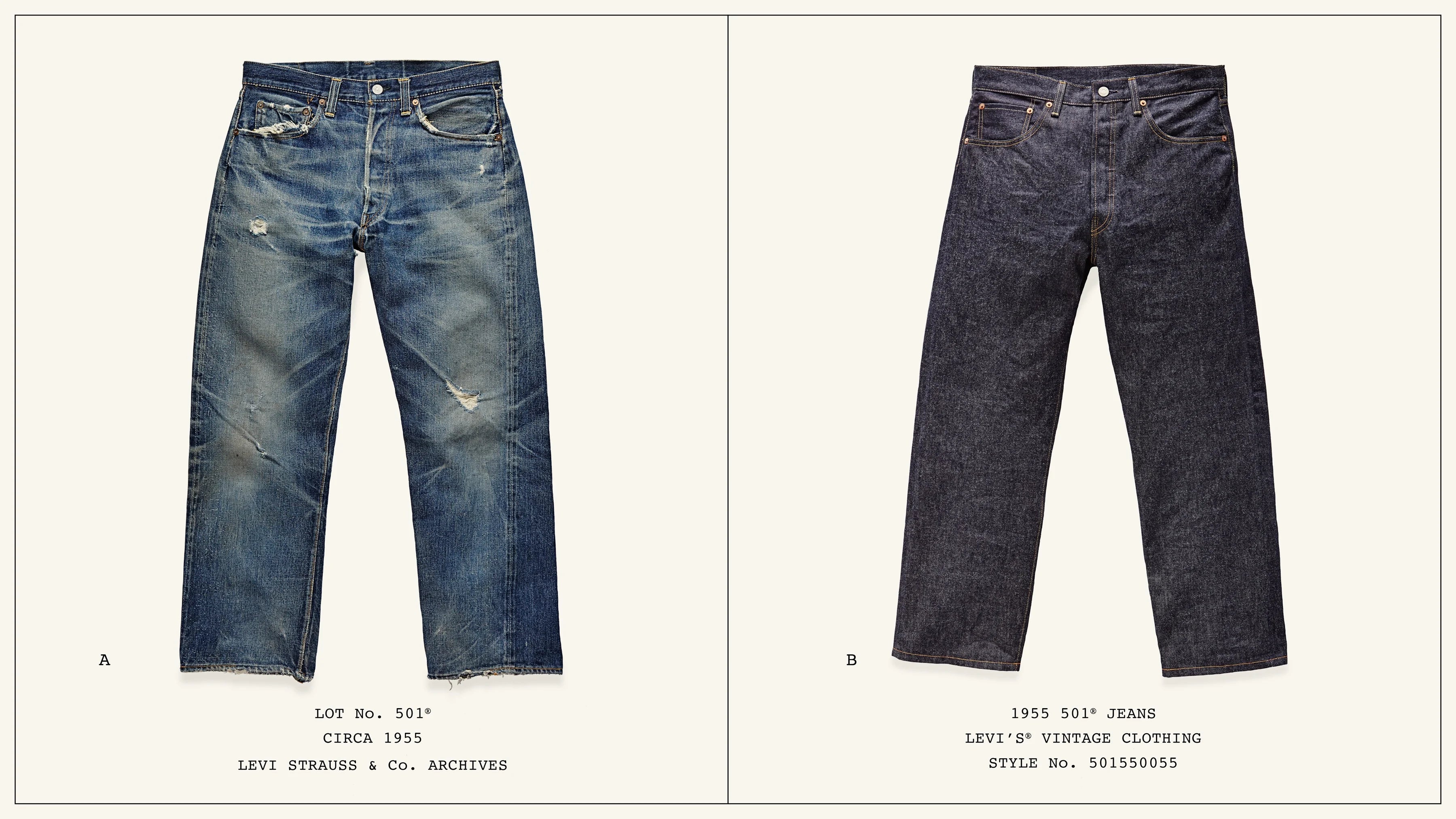 Cheap vintage shop jeans