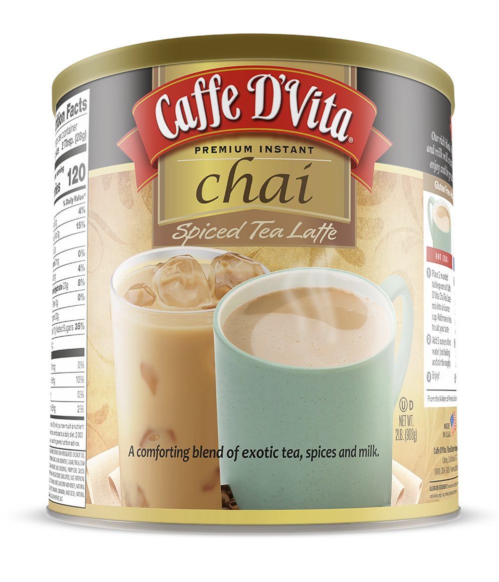 Spiced Chai Oatmilk Latte - Case of 6 - 1 lb. cans (16 oz