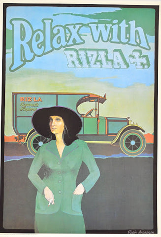 Old School Rizla Advertisement