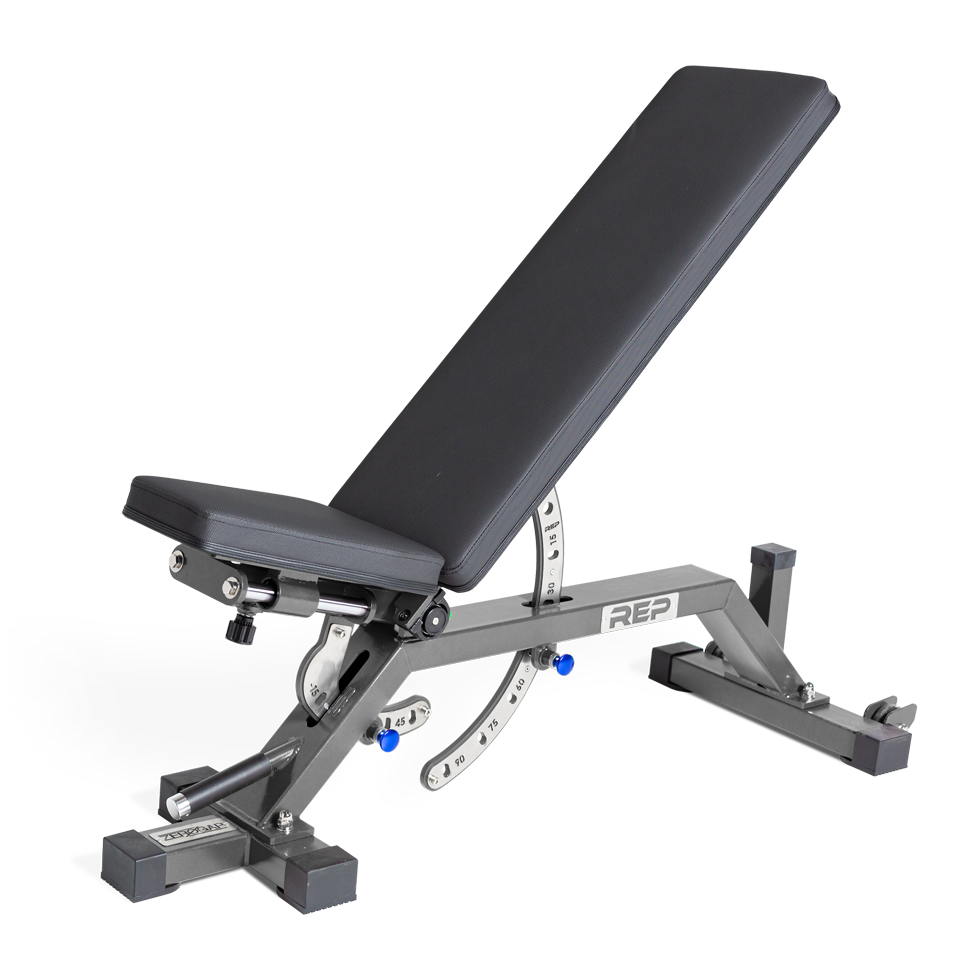 AB-5000 ZeroGap Adjustable Weight Bench - Matte Black