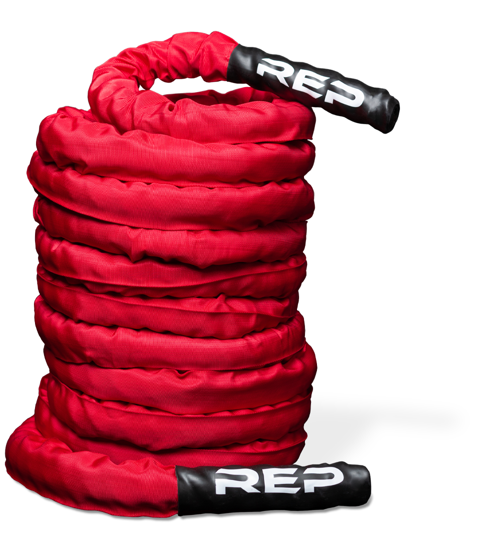 XM FITNESS Commercial 30' Battle Rope with Sleeve