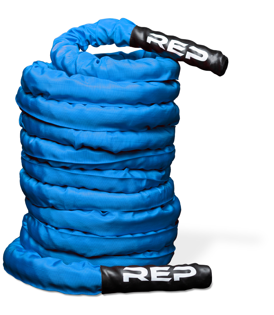 XM FITNESS Commercial 30' Battle Rope with Sleeve