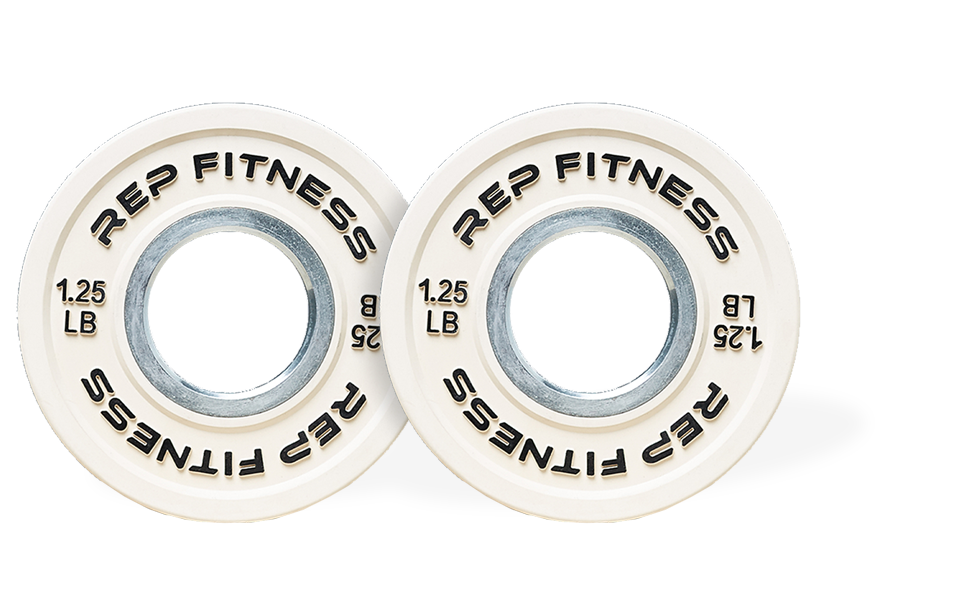 Change Plates (LB) - 1.25lb Pair (White)