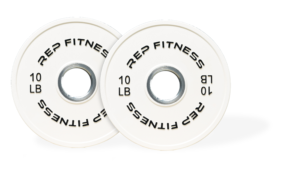 Change Plates (LB) - 10lb Pair (White)