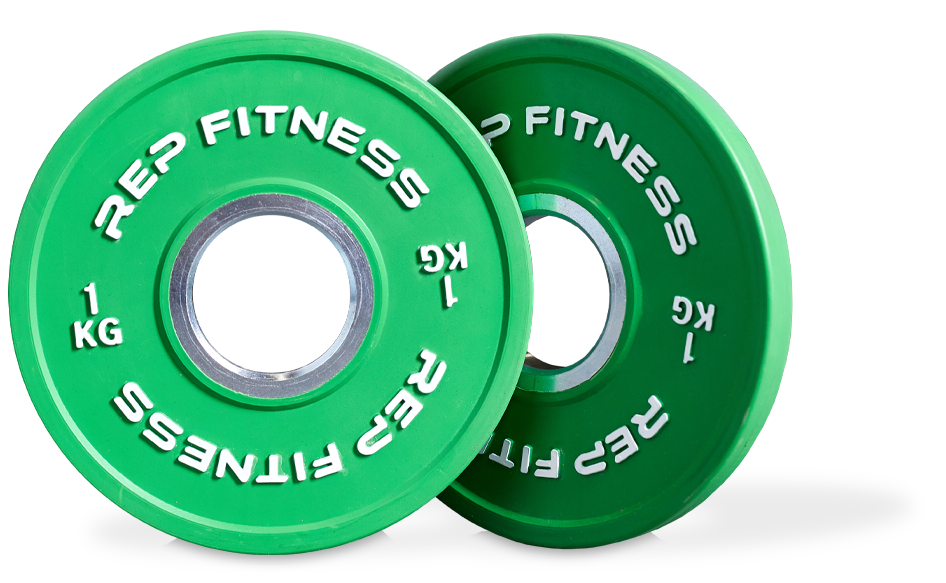 Change Plates (KG) - 1kg Pair (Green)